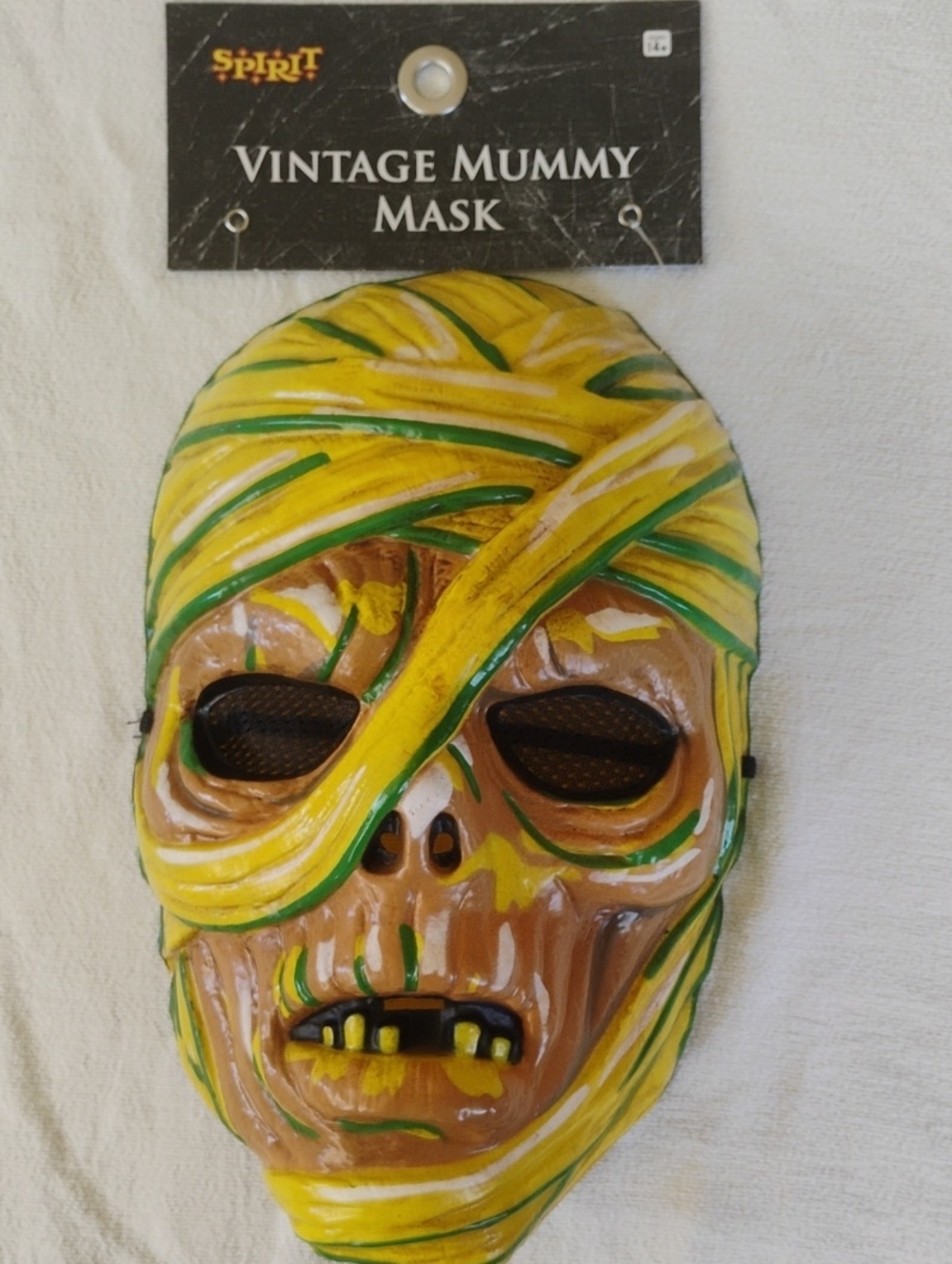 3 Vintage Spirit Halloween Masks BNWT Frankenstein,Mummy And Pumpkin Top Hat - Picture 4 of 7